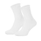 209 Roll Top Socks - White