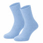 405 Ribbed Organic Wool Socks - Blue