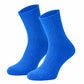 405 Ribbed Organic Wool Socks - Sax