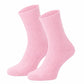 405 Ribbed Organic Wool Socks - Pink