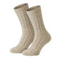 410 Premium Sheep and Alpaca Wool Socks - Mocha