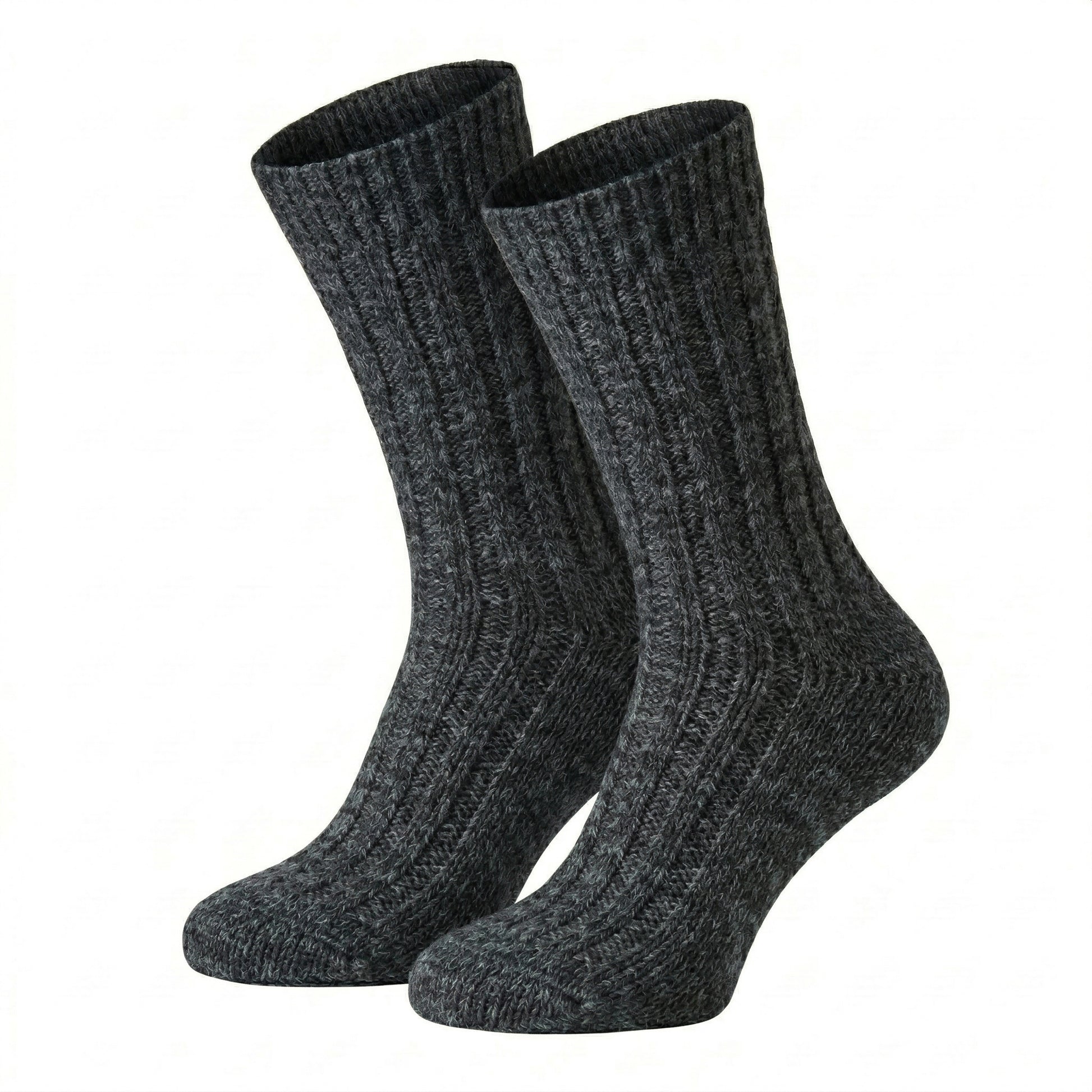 410 Premium Sheep and Alpaca Wool Socks - Dark Grey