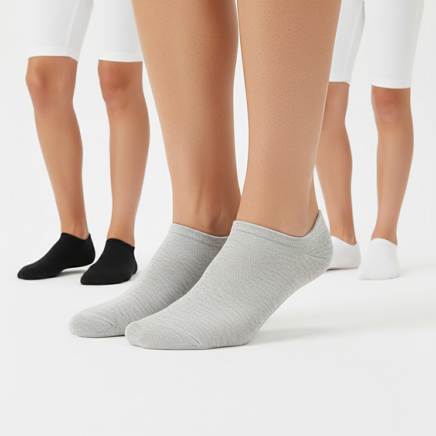 616  Unisex 3-Pack Organic Cotton Sneaker Socks