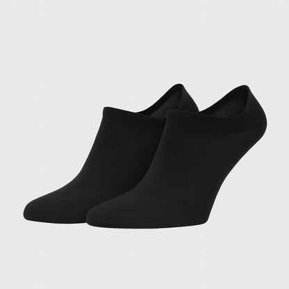 616  Unisex 3-Pack Organic Cotton Sneaker Socks - Black