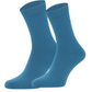 650 Soft Bamboo Socks - Blue