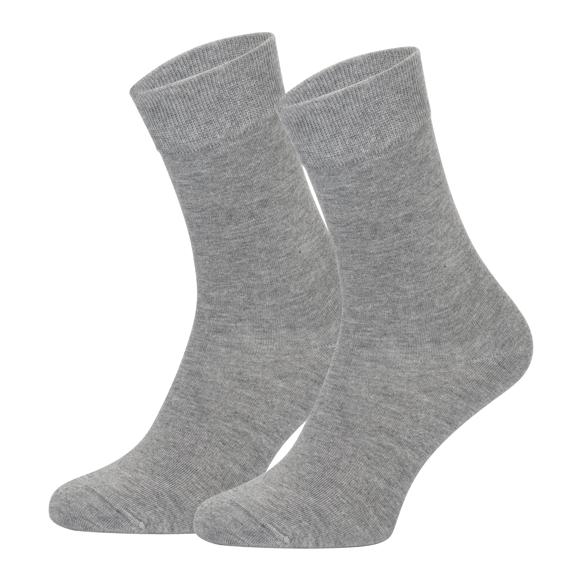 650 Soft Bamboo Socks - Gray Melange