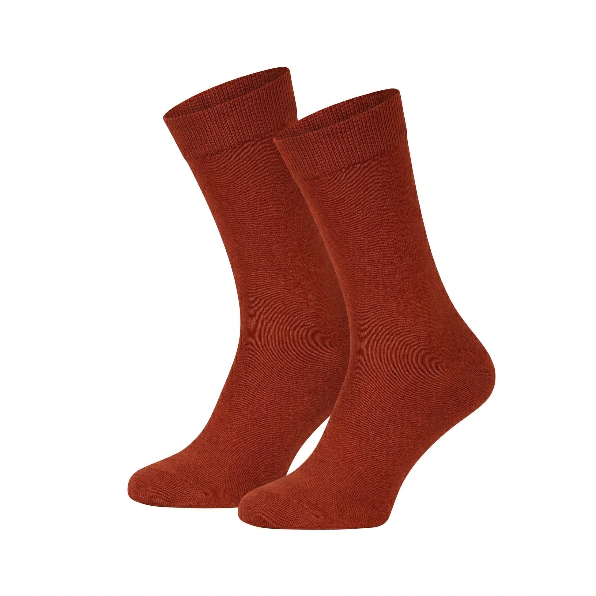 650 Soft Bamboo Socks - Rust