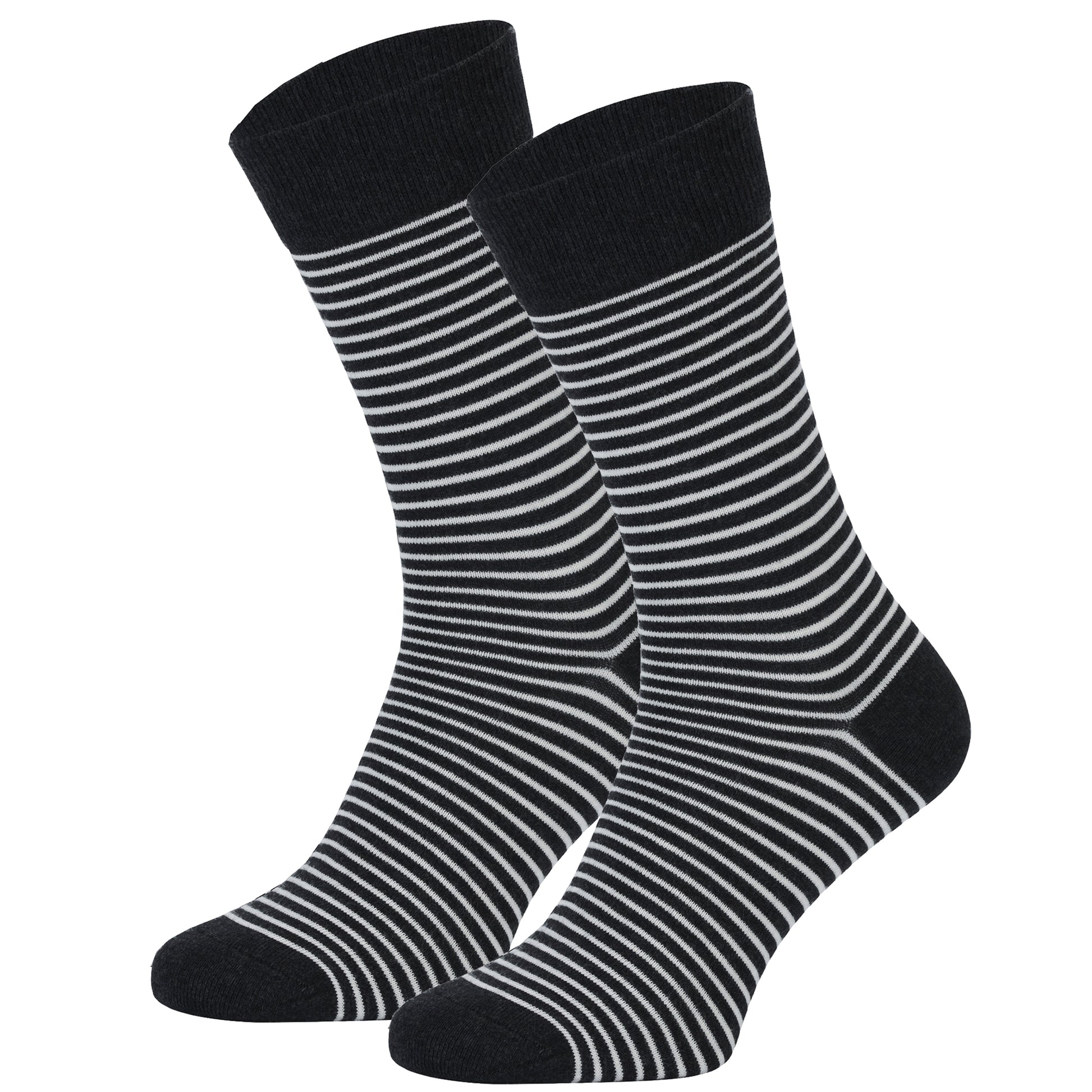 810 Striped Socks - Black
