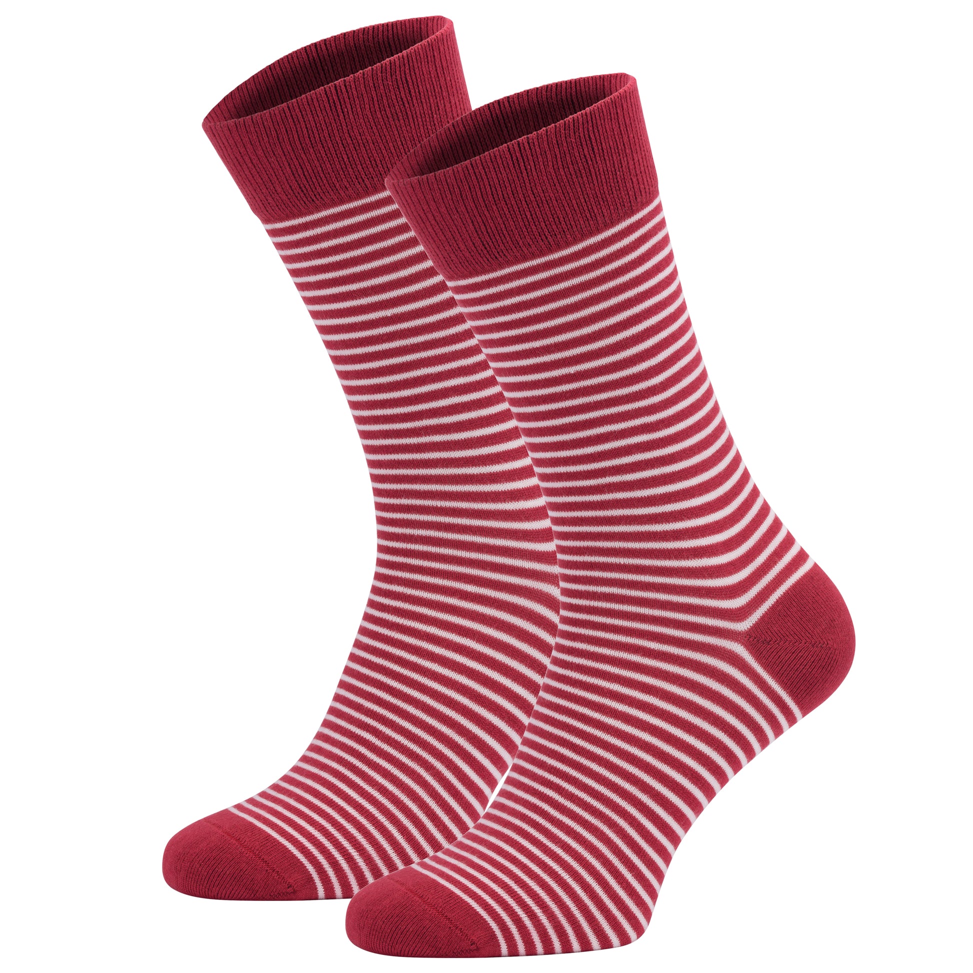 810 Striped Socks - Red