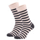 820 Wide Stripe Socks - Charcoal
