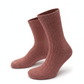 406  Baumwolle (Bio) mit Rillen Socken - Orange-Mouline