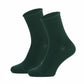 Socken Fuer Herren Damen 3 oder 12 Paar Diabetikersocken ohne Gummi – Rollrand Socken aus 98% Bio-Baumwolle, GOTS-zertifiziert – Bequeme, atmungsaktive Baumwollsocken für Damen & Herren