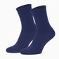 Socken Fuer Herren Damen 3 oder 12 Paar Diabetikersocken ohne Gummi – Rollrand Socken aus 98% Bio-Baumwolle, GOTS-zertifiziert – Bequeme, atmungsaktive Baumwollsocken für Damen & Herren