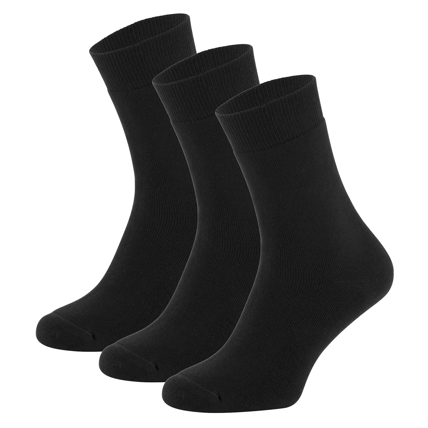 Socken Fuer Damen Herren 3 oder 12 Paar Bio-Baumwolle Frottee Socken – GOTS-zertifizierte Baumwollsocken, 90% Bio-Baumwolle, Unisex für Männer & Frauen – Bequeme, Strapazierfähige Alltagssocken