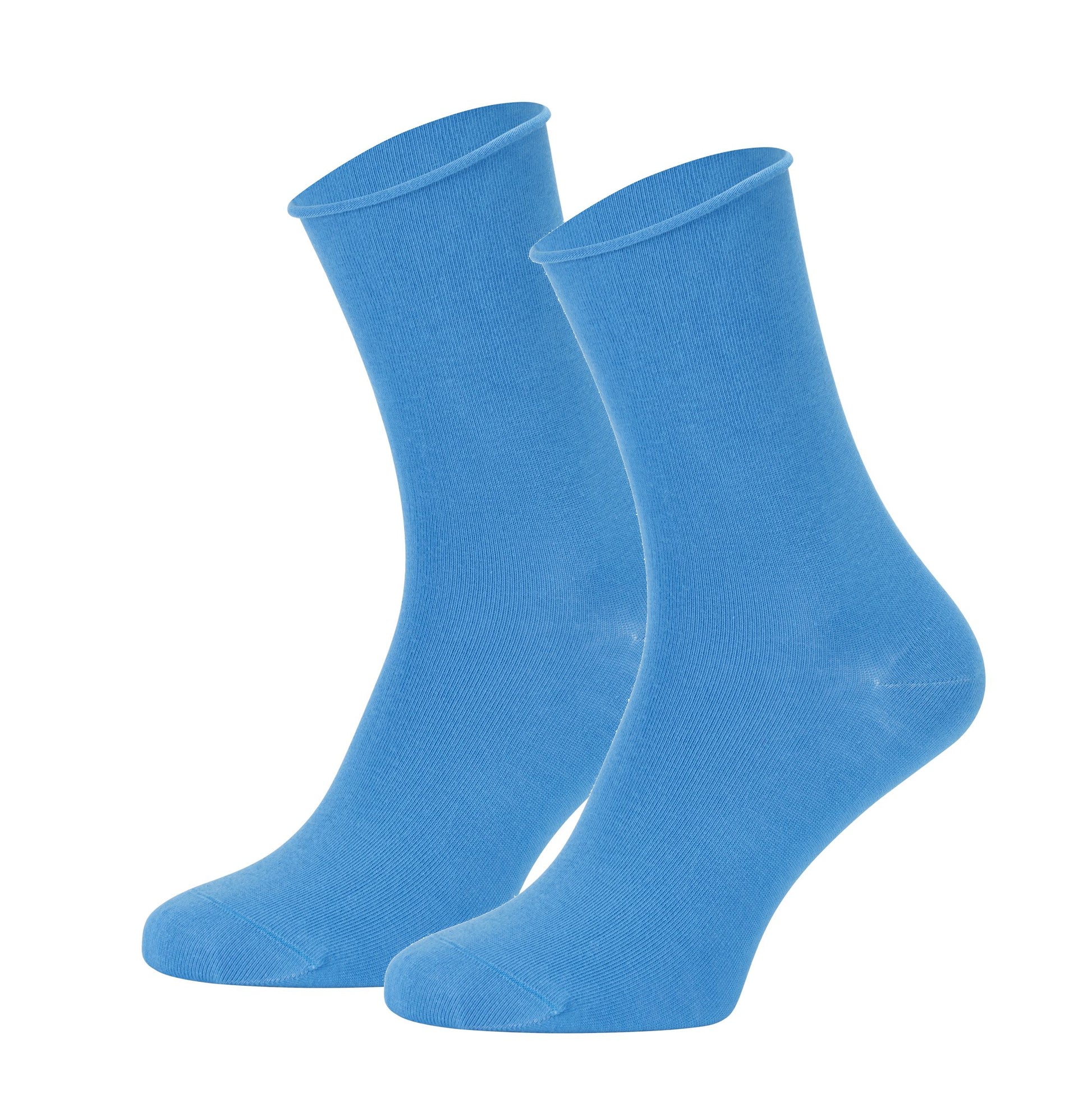 Socken Fuer Herren Damen 3 oder 12 Paar Diabetikersocken ohne Gummi – Rollrand Socken aus 98% Bio-Baumwolle, GOTS-zertifiziert – Bequeme, atmungsaktive Baumwollsocken für Damen & Herren