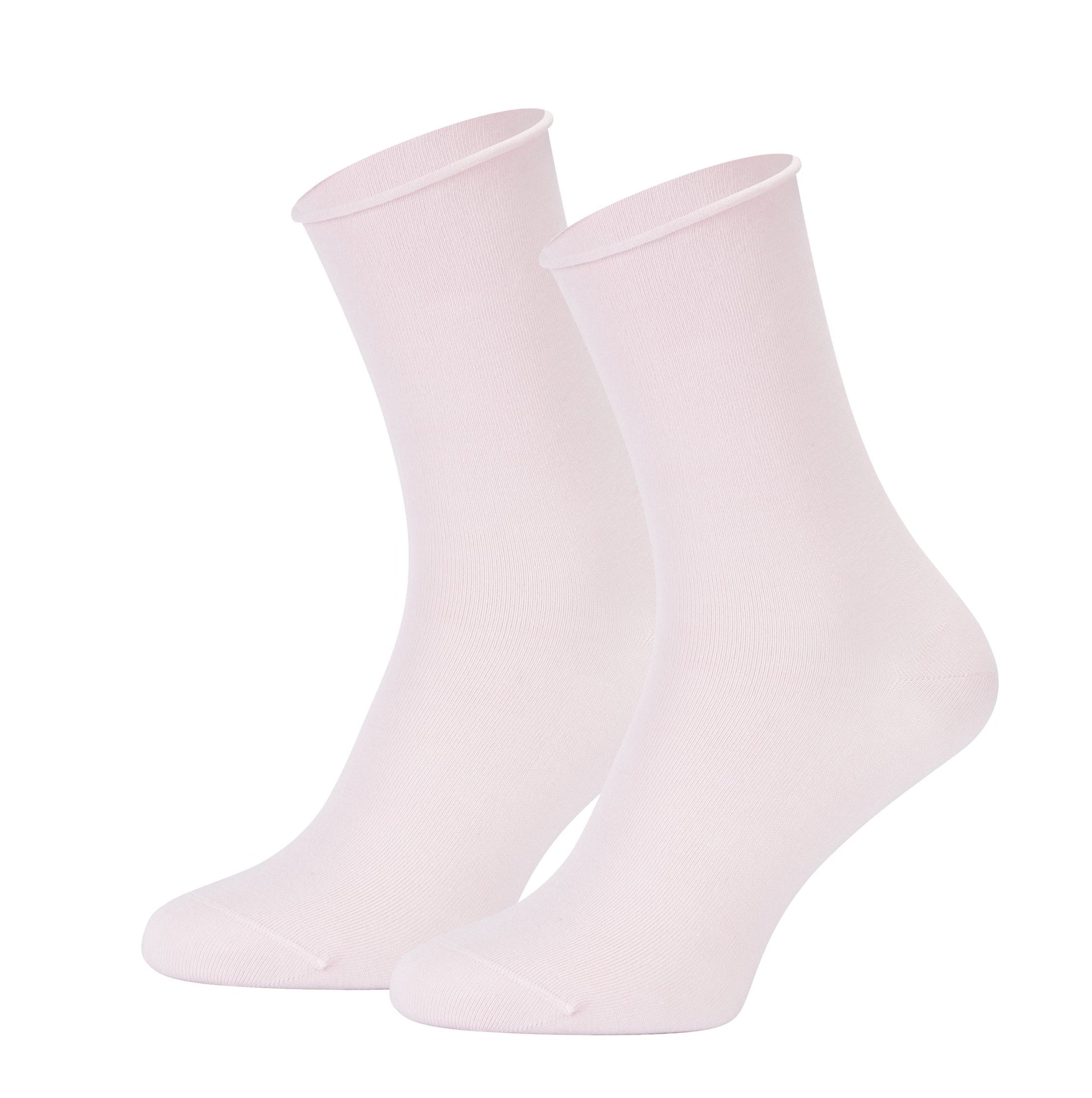 Socken Fuer Herren Damen 3 oder 12 Paar Diabetikersocken ohne Gummi – Rollrand Socken aus 98% Bio-Baumwolle, GOTS-zertifiziert – Bequeme, atmungsaktive Baumwollsocken für Damen & Herren