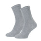 Socken Fuer Herren Damen 3 oder 12 Paar Diabetikersocken ohne Gummi – Rollrand Socken aus 98% Bio-Baumwolle, GOTS-zertifiziert – Bequeme, atmungsaktive Baumwollsocken für Damen & Herren