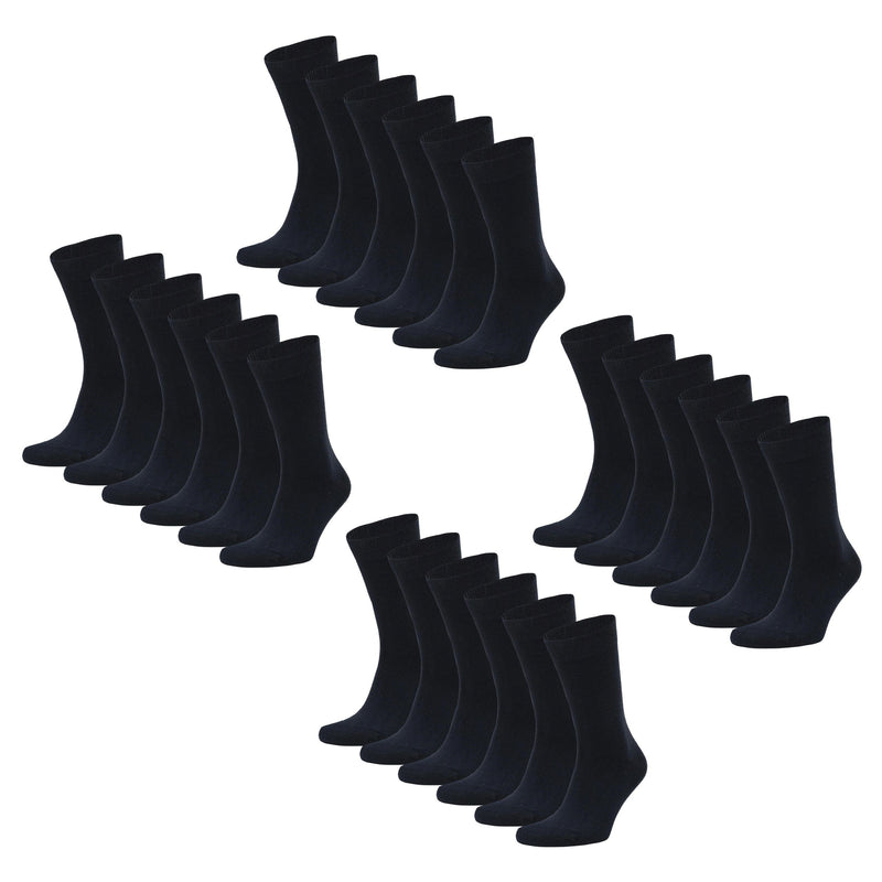 Socken Fuer Herren Damen 24 Paar Bio-Baumwollsocken (98%) GOTS-zertifiziert Opi & Max