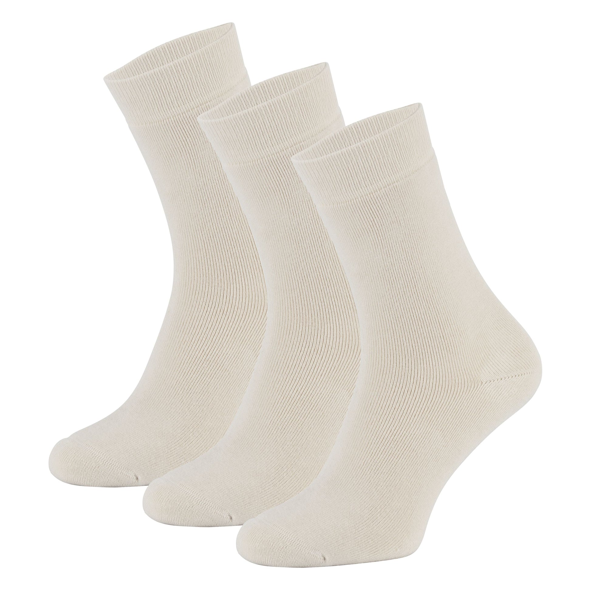 Socken Fuer Damen Herren 3 oder 12 Paar Bio-Baumwolle Frottee Socken – GOTS-zertifizierte Baumwollsocken, 90% Bio-Baumwolle, Unisex für Männer & Frauen – Bequeme, Strapazierfähige Alltagssocken