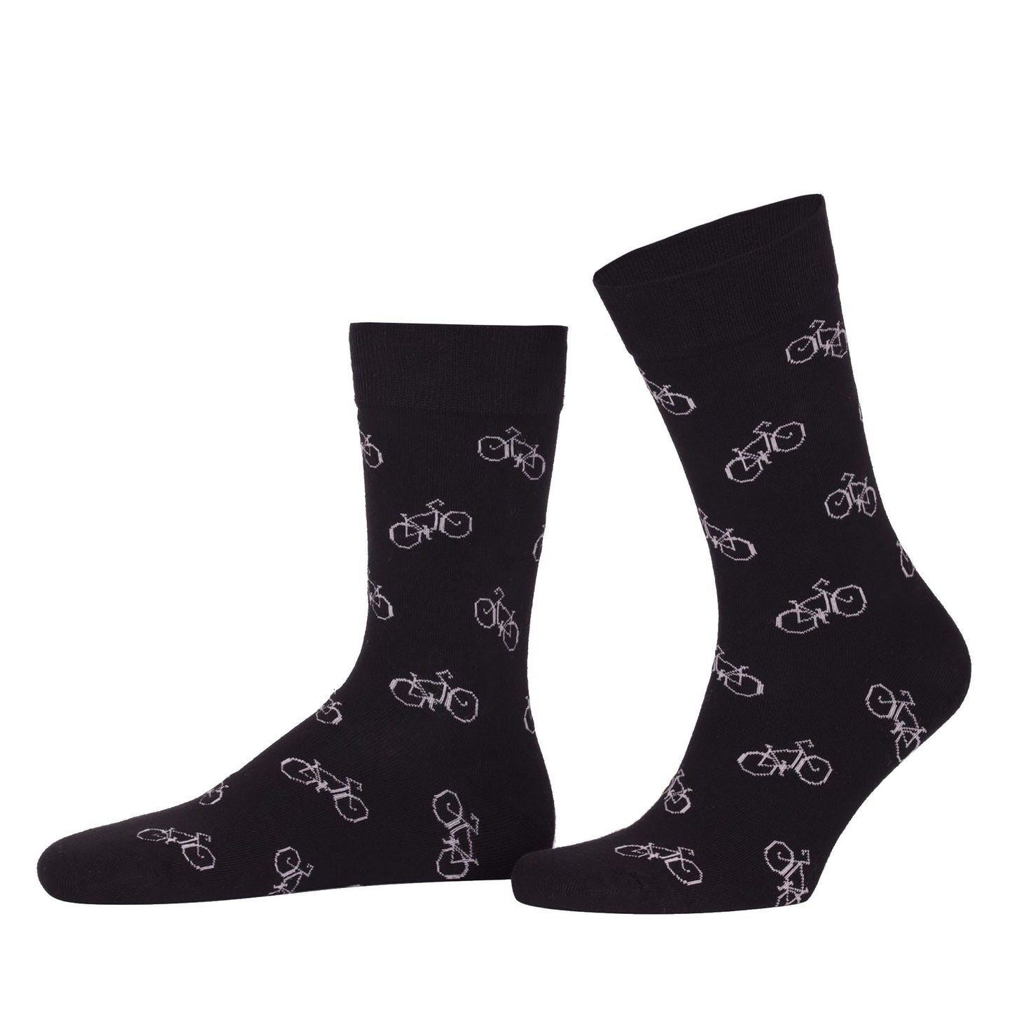 3 Paar Fahrradmuster Socken aus Bio-Baumwolle (90% GOTS-zertifiziert) Opi & Max