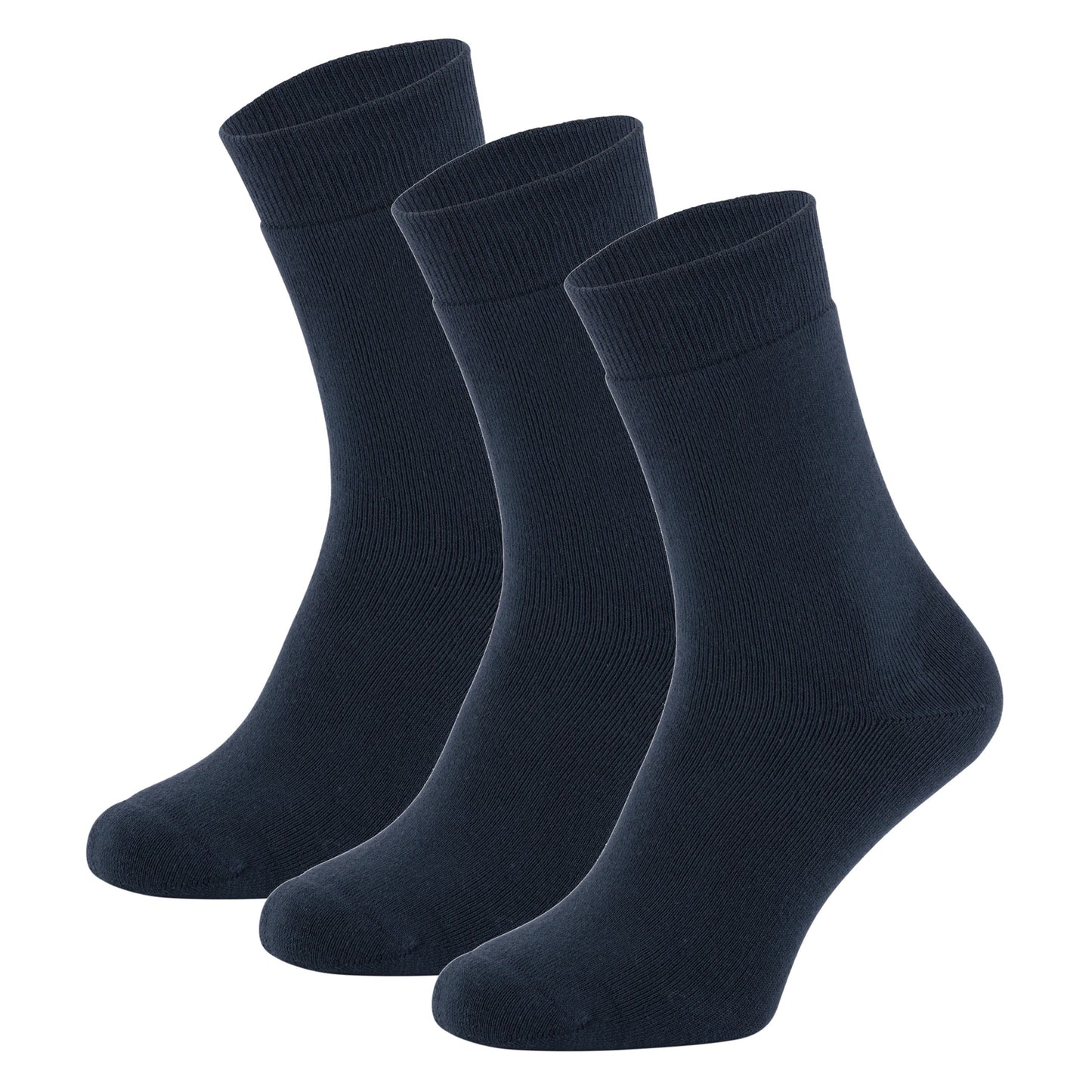 Socken Fuer Damen Herren 3 oder 12 Paar Bio-Baumwolle Frottee Socken – GOTS-zertifizierte Baumwollsocken, 90% Bio-Baumwolle, Unisex für Männer & Frauen – Bequeme, Strapazierfähige Alltagssocken