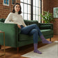 3 Paar Norweger Rillen Socken – 90% Bio-Baumwolle, GOTS-zertifiziert, Bequem & Strapazierfähig – Unisex Socken für Alltag & Freizeit Opi & Max